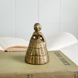 Vintage brass lady bell