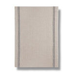 Linen Tea Towel - Black Stripe