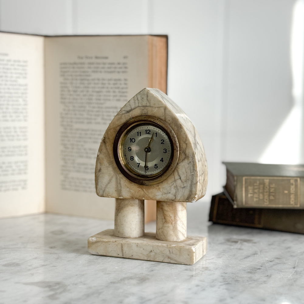 Vintage marble clock.