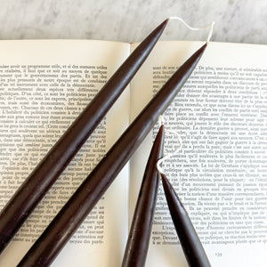 12" Danish Taper Candles - Chocolate