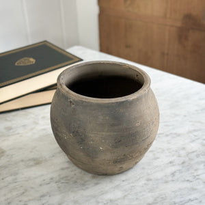 Vintage Black Pot.