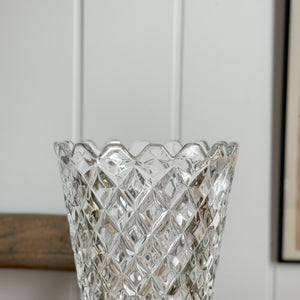 Vintage Tall Glass Vase