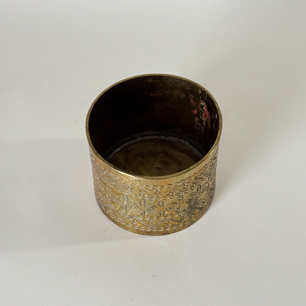Vintage Brass Container