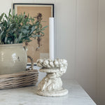 Concrete Floral Candle holder