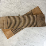 Vintage wood scrub board tray