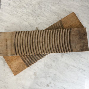 Vintage wood scrub board tray