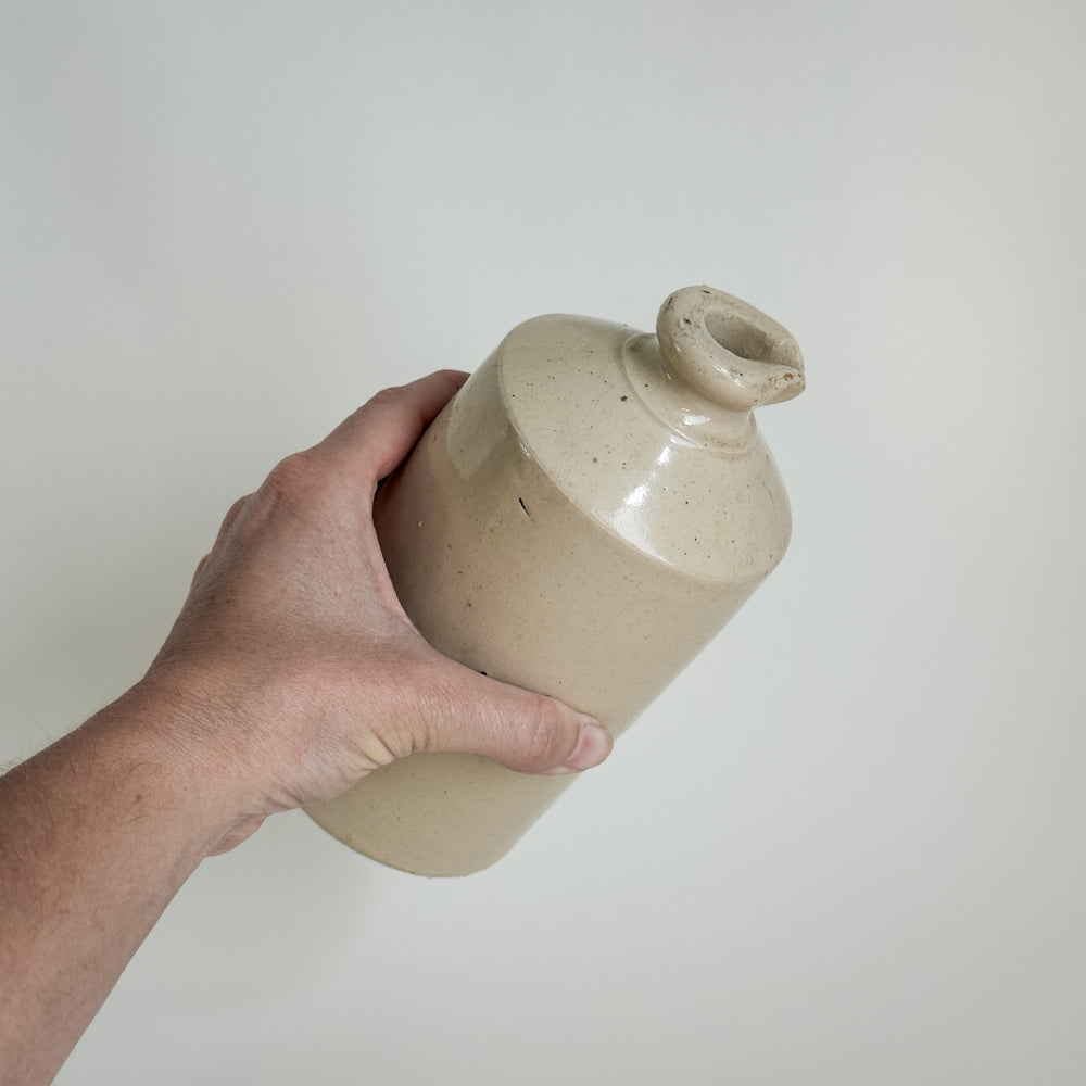 Vintage Stoneware Crock with Spout