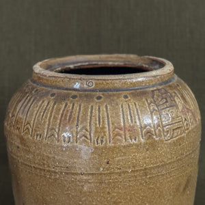 Vintage Green Bean Pot