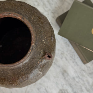 Vintage Brown Bean Pot II.