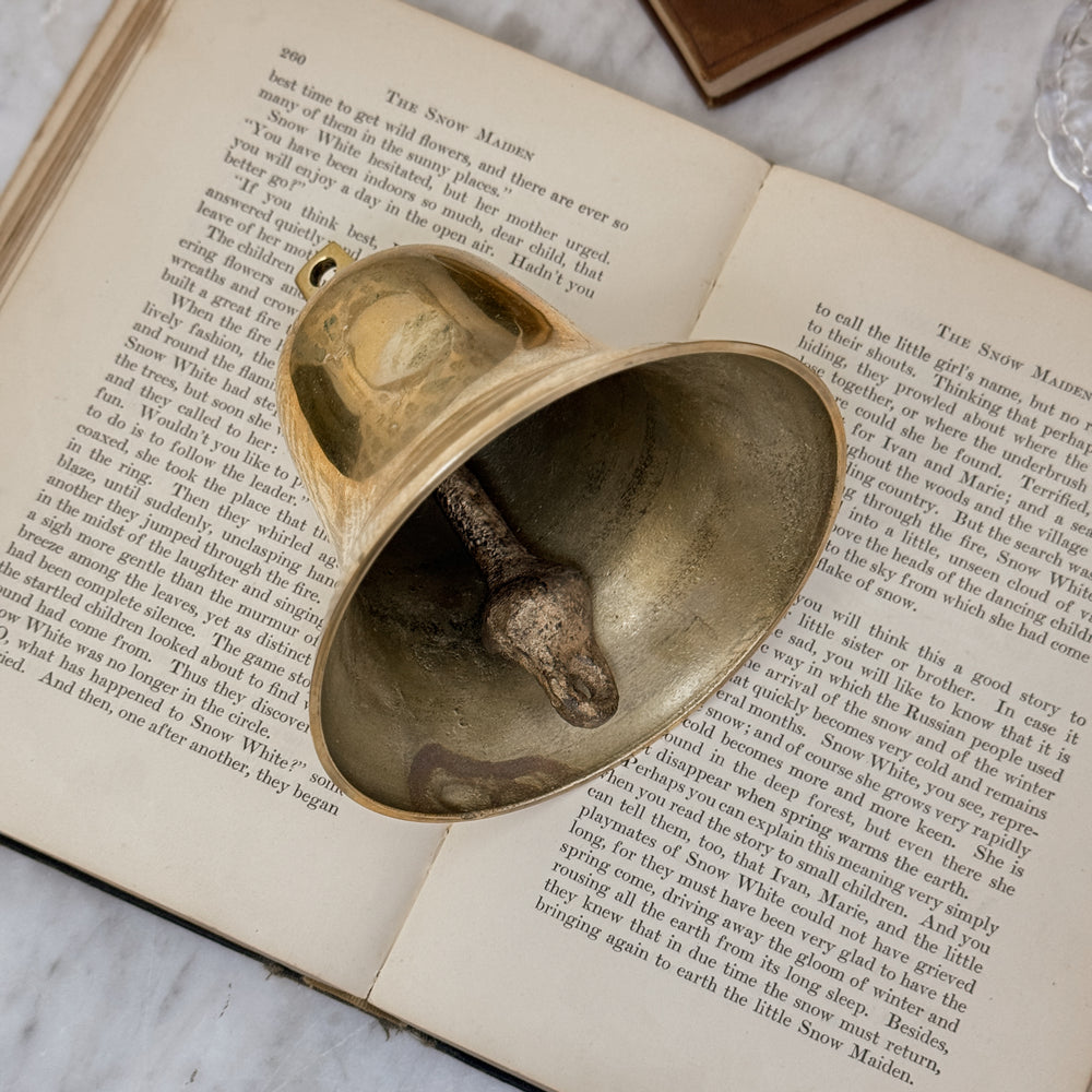 Vintage large brass bell.