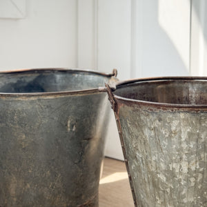 Vintage Metal Dairy Bucket