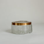 Vintage Glass Vanity Powder Jar