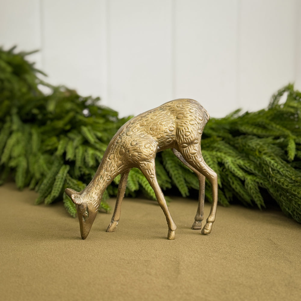 Vintage brass doe.