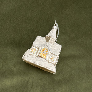 Winter Holiday House Ornament