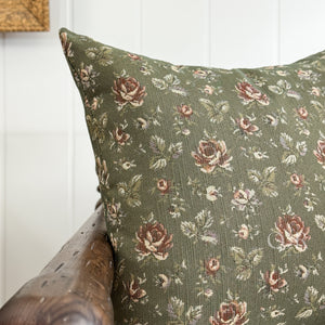 Rosie Floral Pillow Cover - Multiple sizes