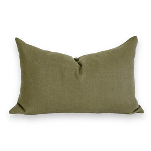 Moss Linen Pillow Cover- Multiple Sizes