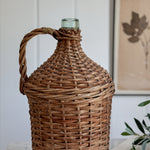 Vintage Wicker Demijohn with handle