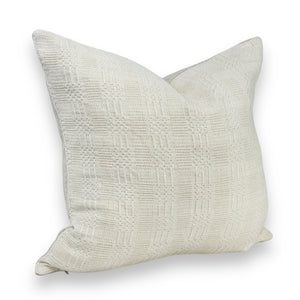 Emily 20" Woven Vintage linen Pillow Cover