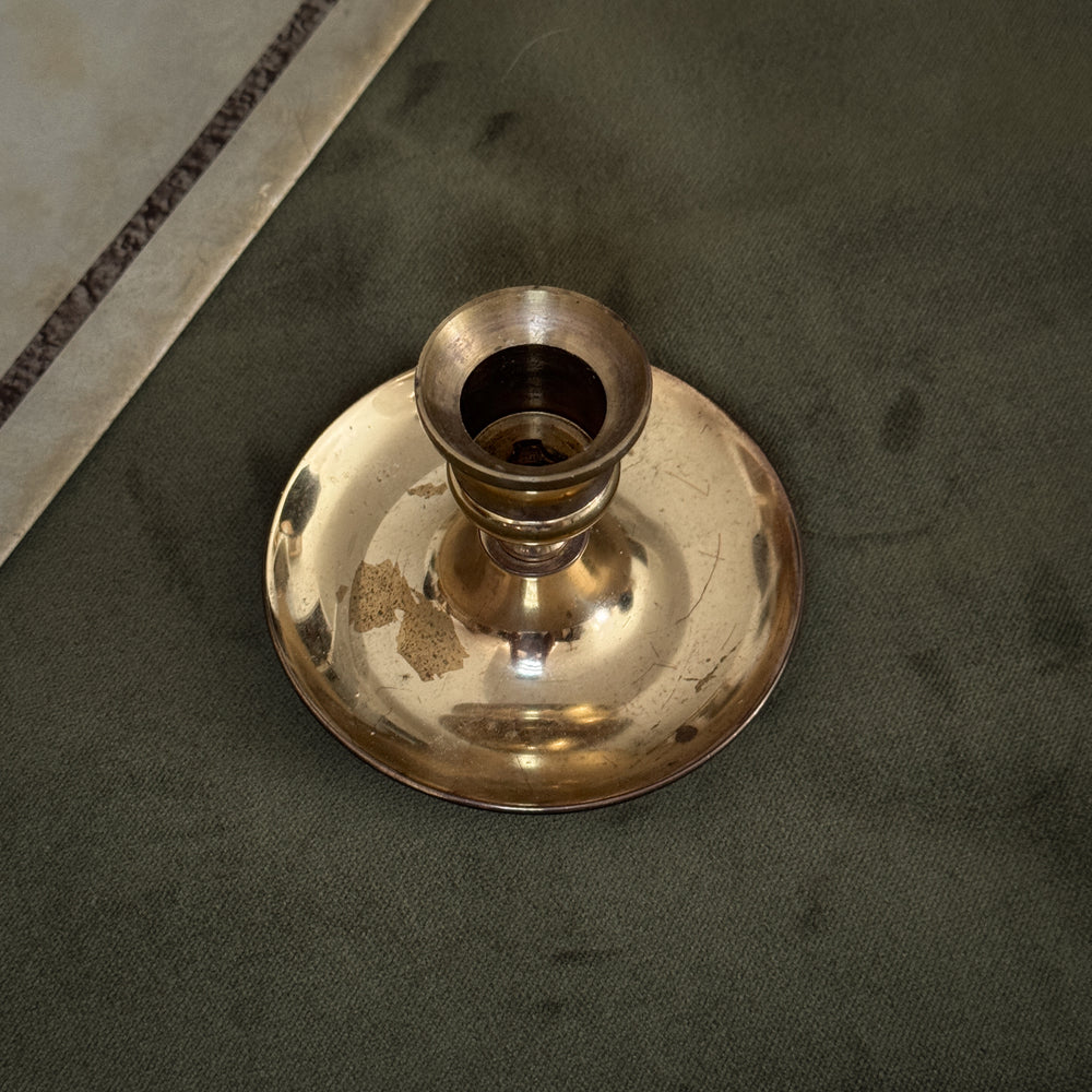 Vintage Brass Taper- short.