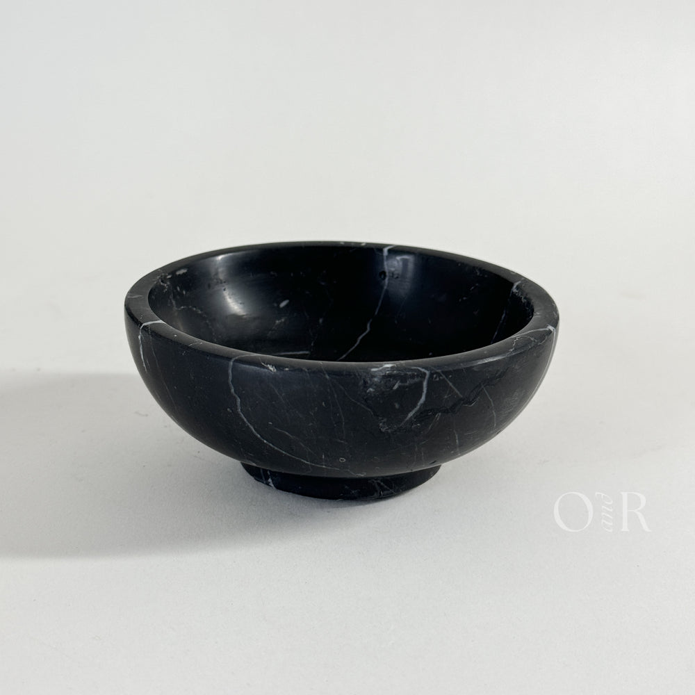 Black Marble Bowl