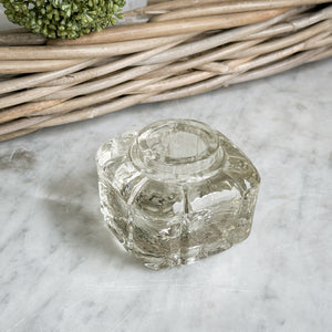 Vintage Glass Inkwell.