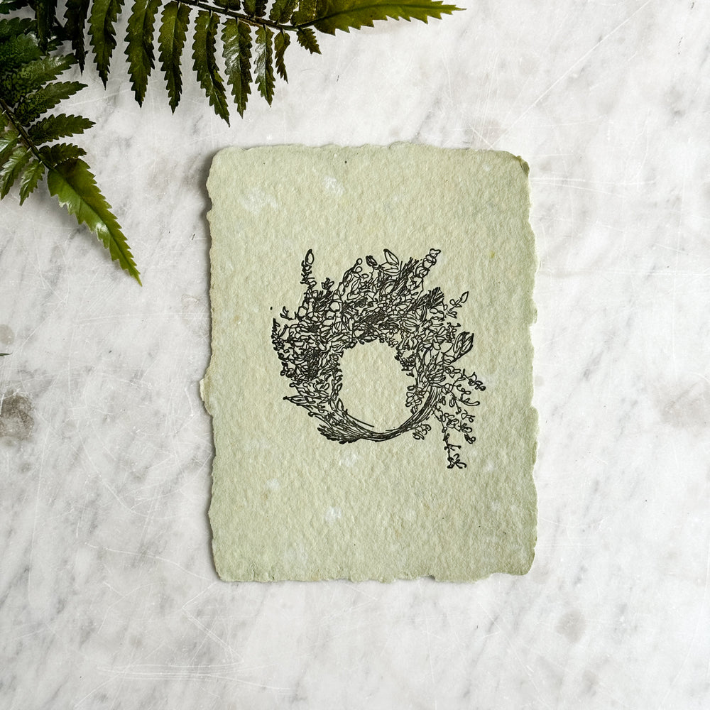 Floral Wreath Art Print