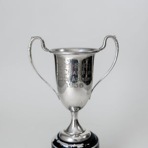 Vintage 1938  Jr champion silverplate trophy