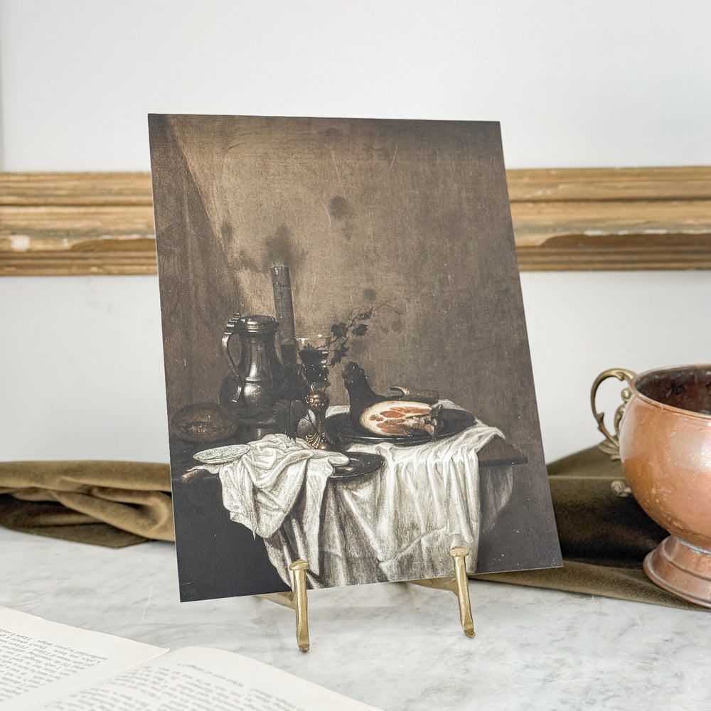 Vintage Dinner Kitchen Art Print | 8 x 10.