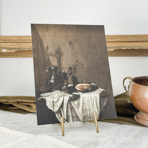 Vintage Dinner Kitchen Art Print | 8 x 10.