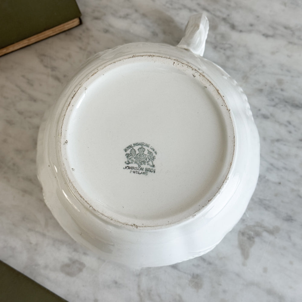 Antique Ironstone Chamber Pot- Wheat I