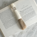 Vintage White and Glass Calligraphy Brush