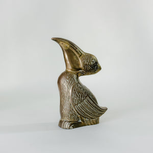 Vintage brass pelican.