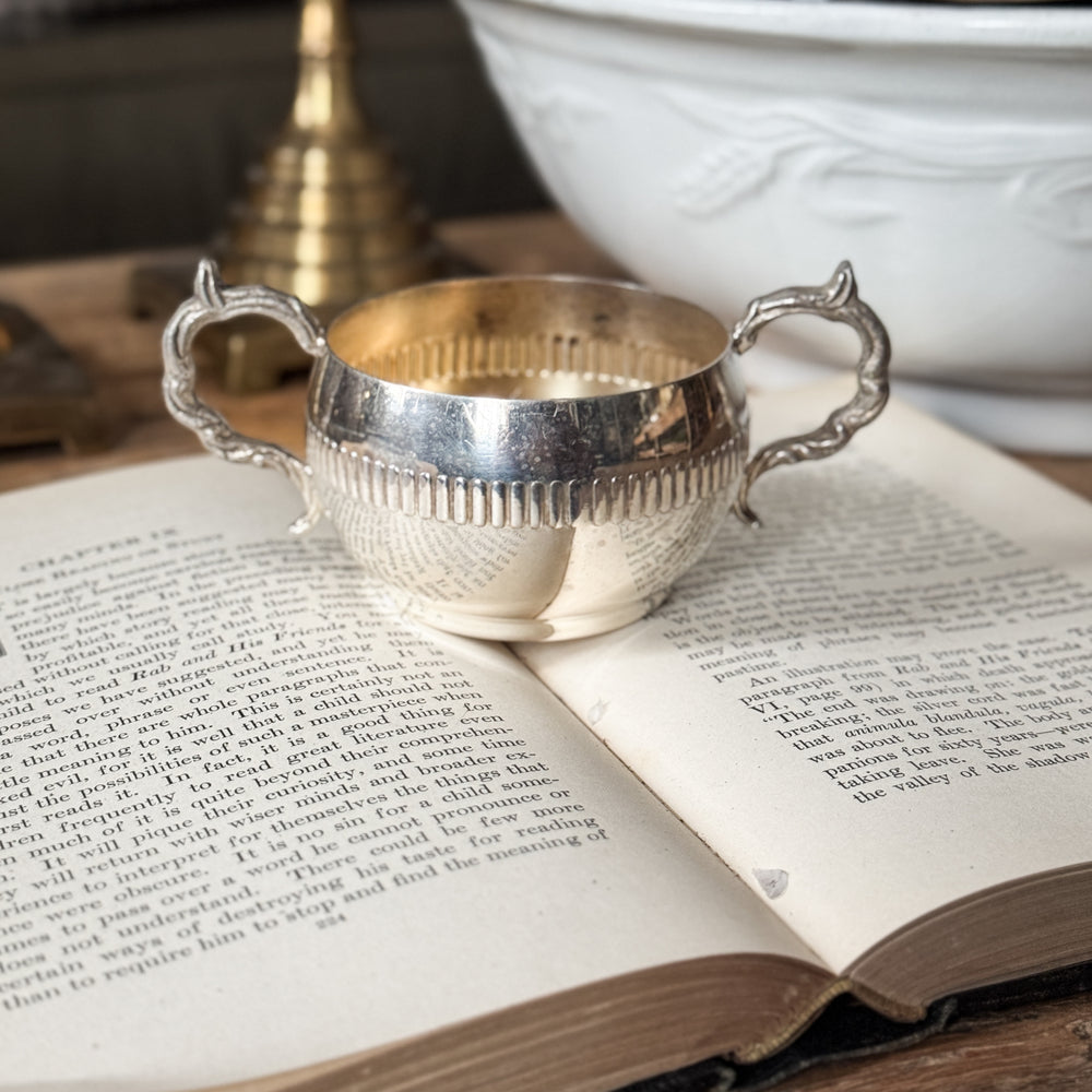 Vintage Silver Plate Sugar Ornament II.