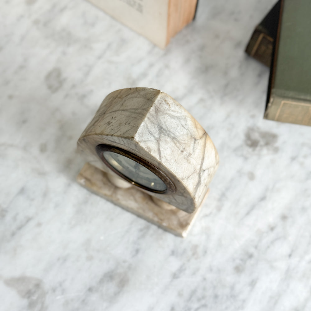 Vintage marble clock.