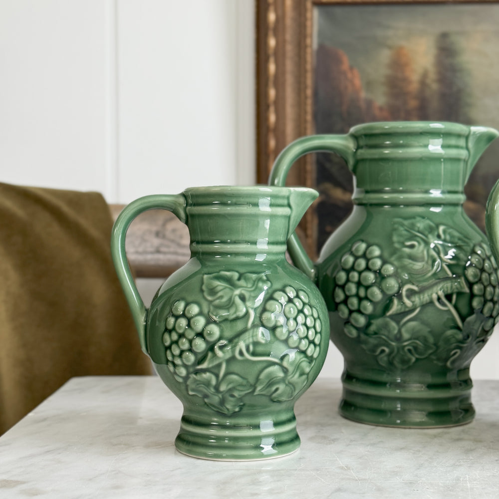 Vintage Revol La Porcelain France- Grape Pitchers.
