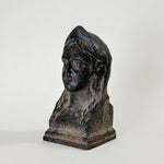 Vintage cast iron bust - FRANCE