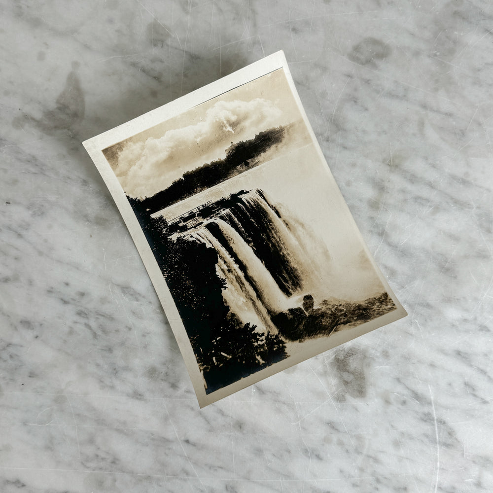 Vintage Niagara Falls Photo- Vertical American.