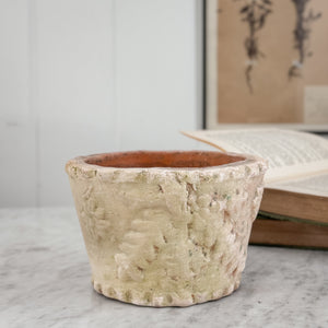 Terracotta Aged Leaf Planter Small