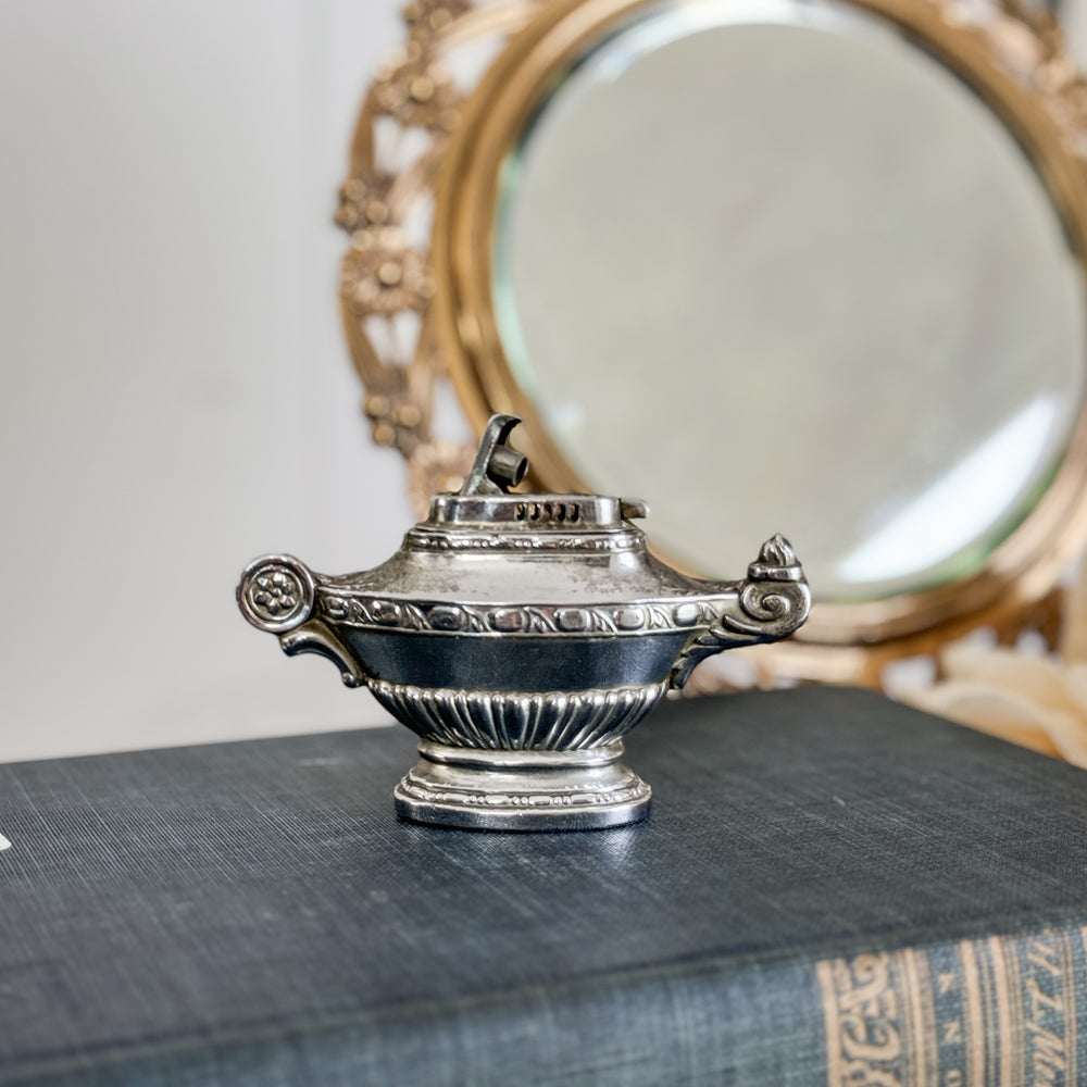 Vintage silverplate lighter.