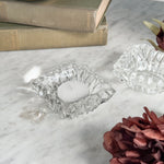 Vintage cut glass Fancy Ring Tray.