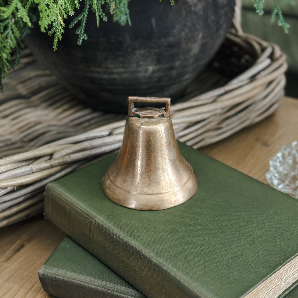 Vintage brass polished bell.