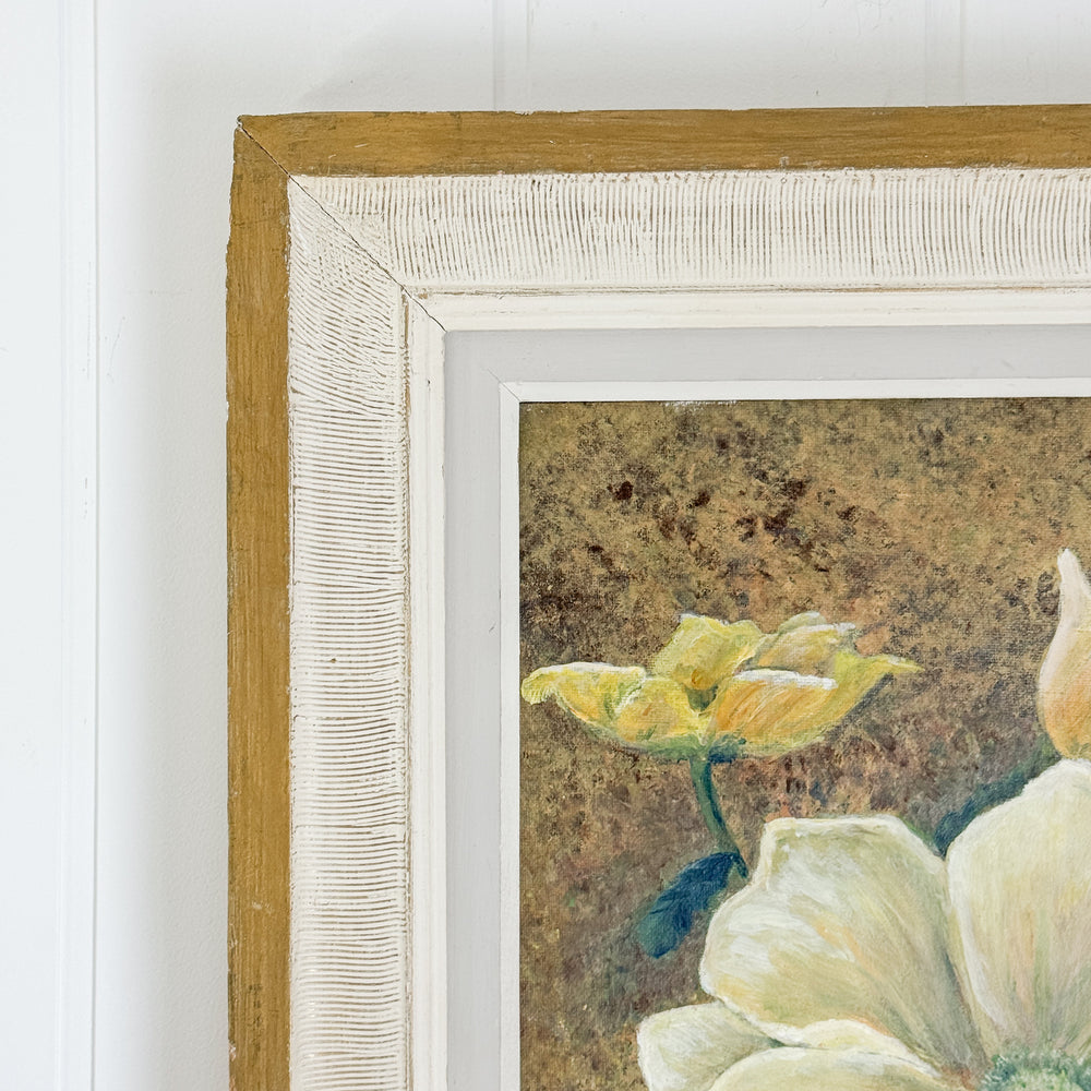 Vintage Flower Art Print.