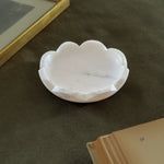 Marble Scalloped Bowl