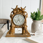 Vintage Bird Mantle Clock.