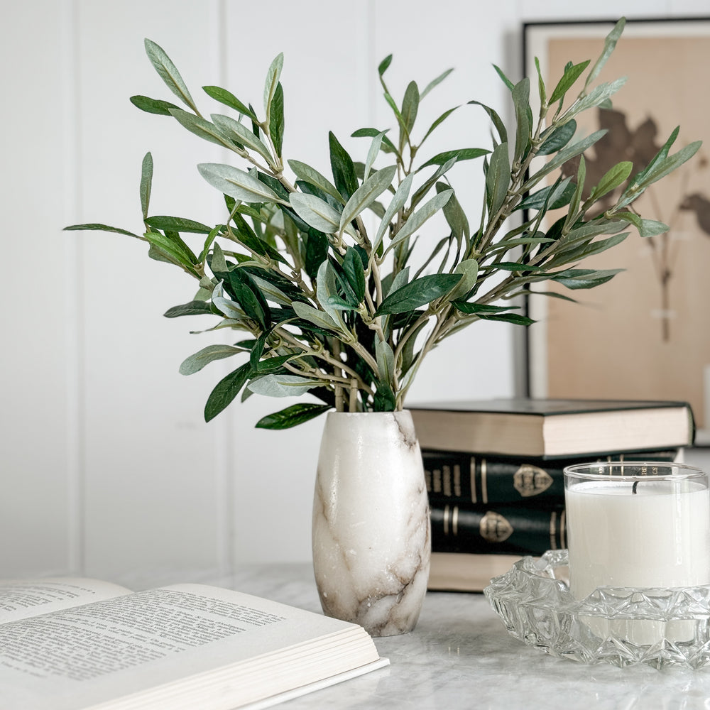Vintage alabaster vase.