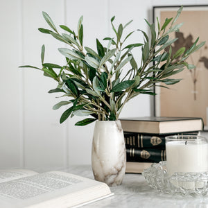 Vintage alabaster vase.