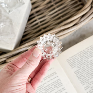Vintage Glass Salt Cellar.