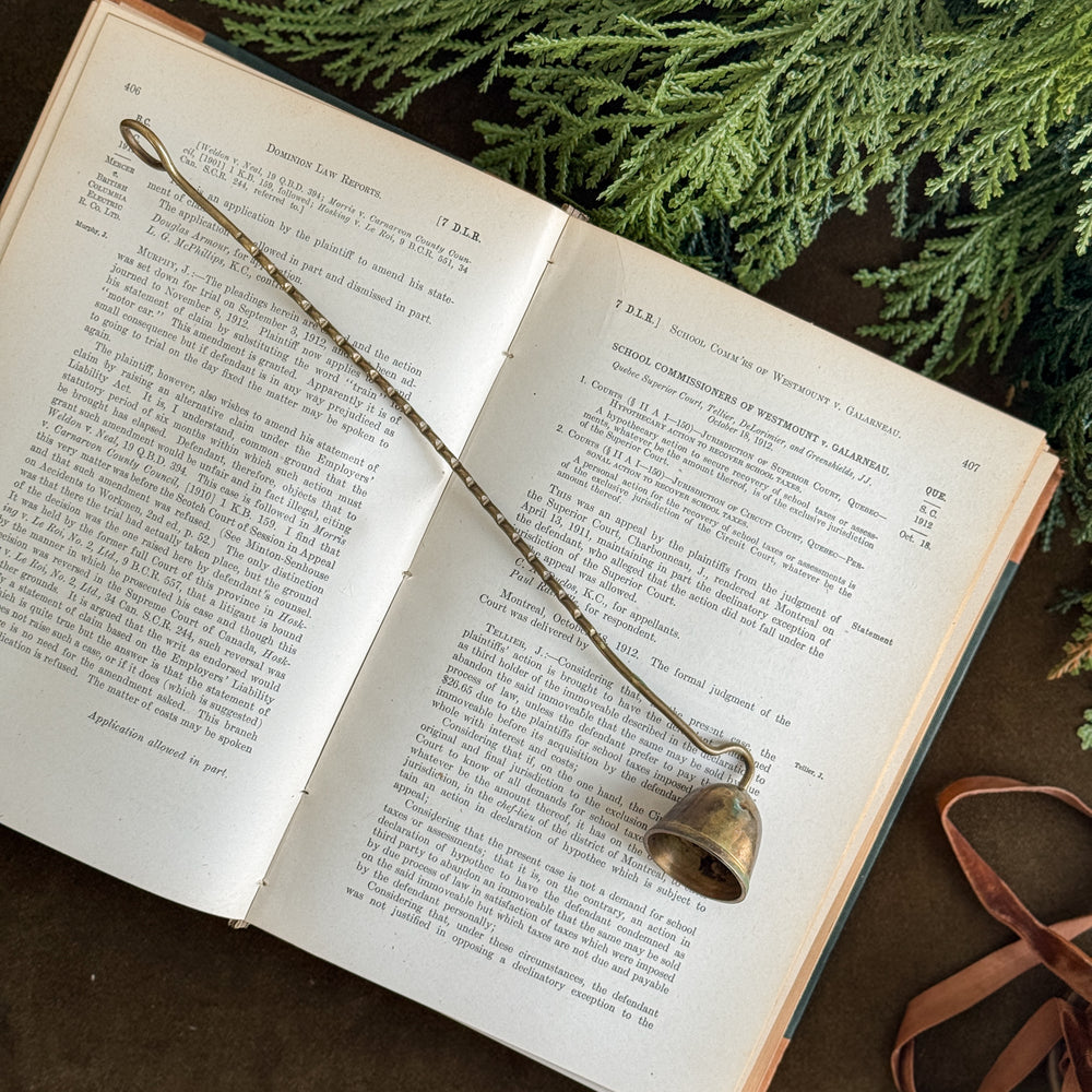 Vintage Brass Snuffer.