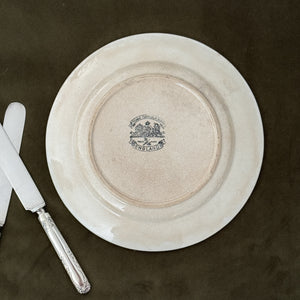 Antique Ironstone Plate.