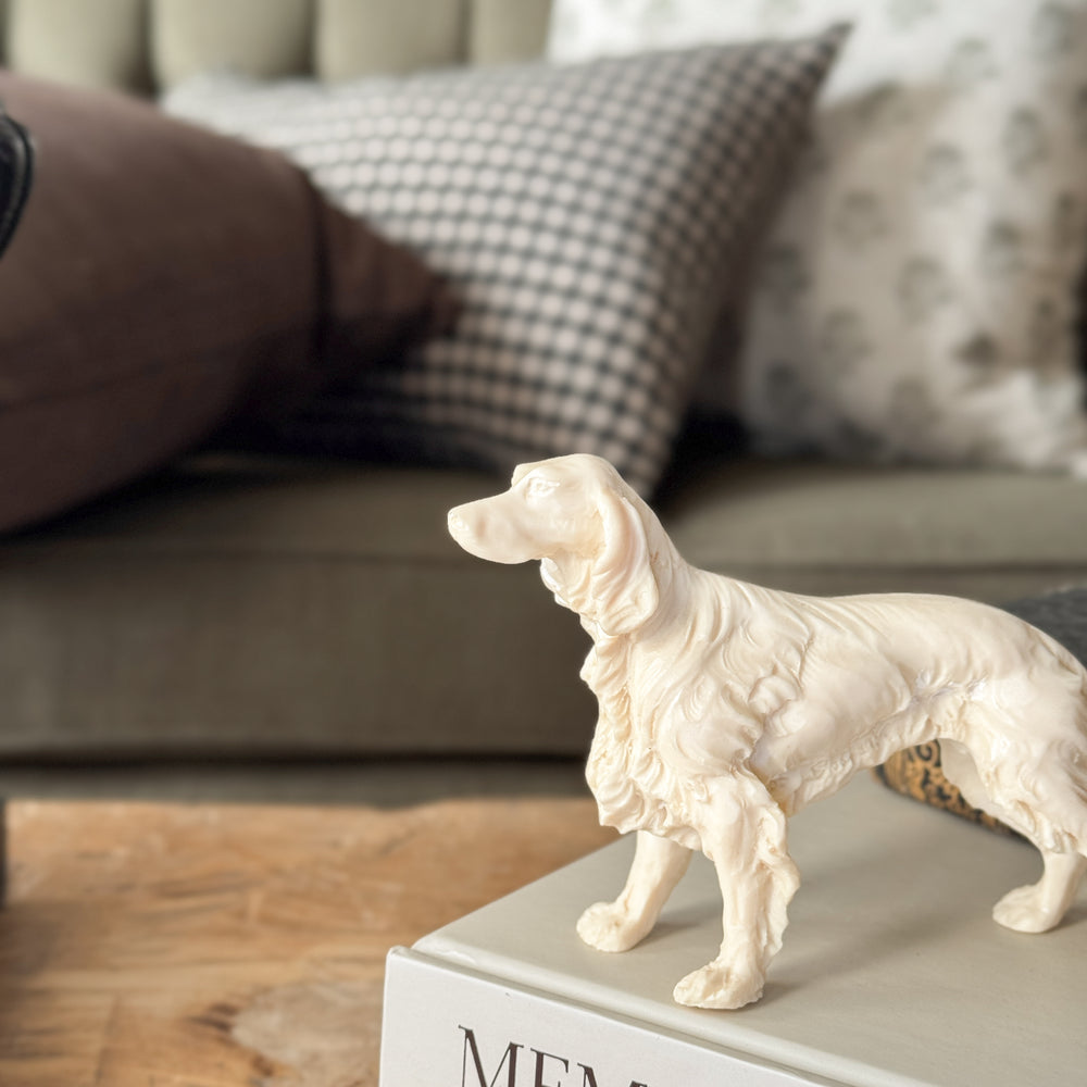 Vintage Resin Irish Setter Figurine